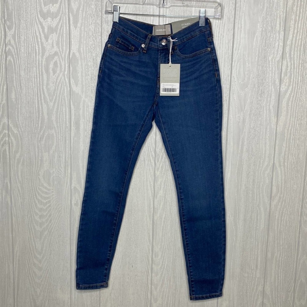 Everlane 23 ankle mid rise skinny jean